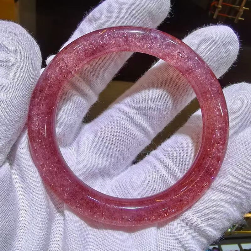 Strawberry Quartz & Rose Quartz Bracelet