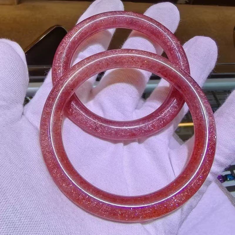 Strawberry Quartz & Rose Quartz Bracelet