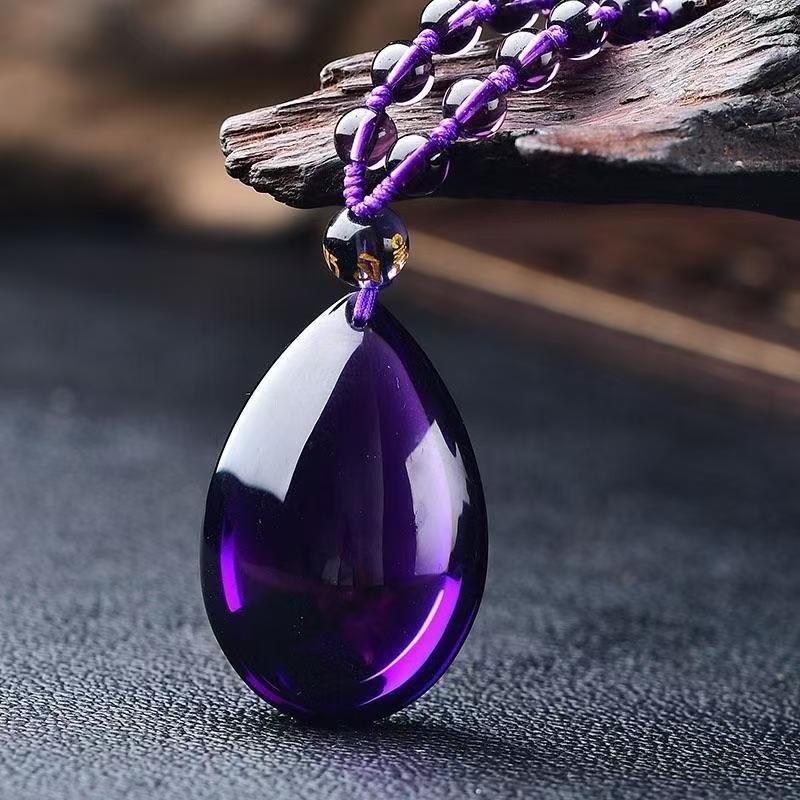 Brazil Amethyst Teardrop Pendant