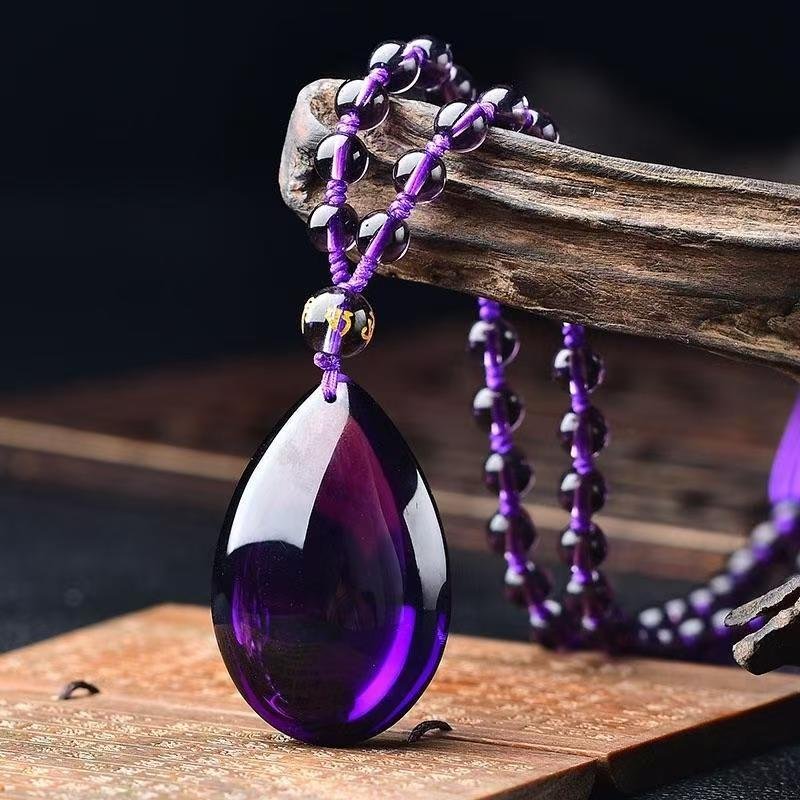 Brazil Amethyst Teardrop Pendant